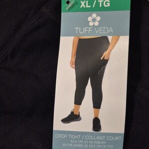 XL: Tuff Veda Crop Tight Legging